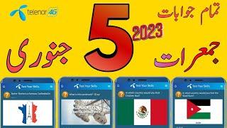 5 January 2023 Questions and Answers  My Telenor Today Questions  Telenor Questions Today Quiz