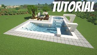 Minecraft Tutorial How to Build a Large Swimming Pool