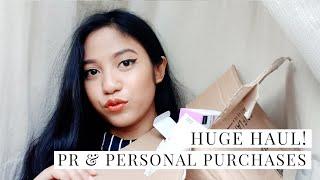 HUGE BEAUTY HAUL   PR Sponsored & Belanja Pribadi