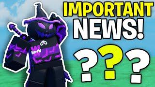 I Have Some IMPORTANT News to Share.. Roblox