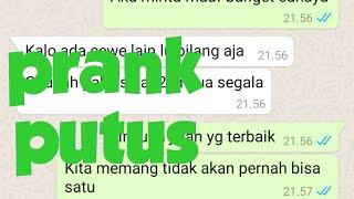 PRANK putusin pacar lewat WhatsApp auto nangis