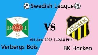 VB VS BKH Dream 11 Football Match  Varbergs Bois vs BK Hacken  Swedish League 