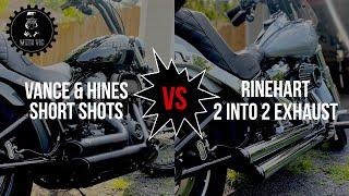 Exhaust Face Off  Vance & Hines VS Rinehart Racing  Which one is better?