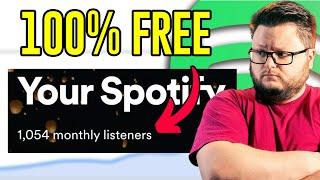 How To Get 1000 Monthly Listeners on Spotify for FREE