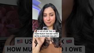 US vs UK Tax How much tax do I owe with a £130000 salary? Ad #personalfinance