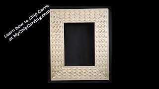 5 x 7 Picture Frame - 3 Corner Chip Pattern