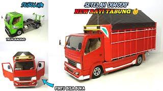 MODIF MINIATUR TRUK RACING JADI TRUK NEW BAYI TABUNG  BISA OLENG