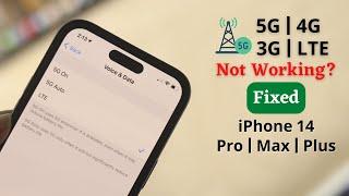 iPhone 14s How To Fix 5G LTE Not Working Properly