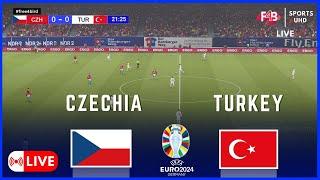 CZECH REPUBLIC VS TURKEY  LIVE  UEFA EURO 2024  .SIMULATION & LIVE SCORE #uefa #euro2024
