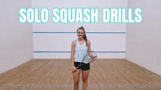 5 SOLO SQUASH DRILLS to improve your game