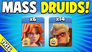 FIREBALL + MASS DRUIDS = WOW TH16 Attack Strategy Clash of Clans