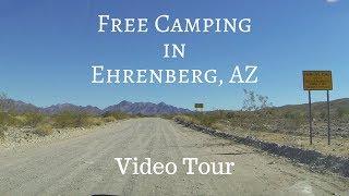 Camping Along Ehrenberg Cibola Road in Ehrenberg AZ - Video Tour
