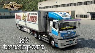 K2 Transport  Sabah Truck  Ets2 gameplay  Euro truck simulator 2 malaysia