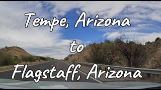 Tempe to Flagstaff Arizona. Dashcam. No Sound