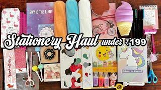 ₹199 *HUGE* Cute Stationery Haul Online Shopping In India  Heli Ved