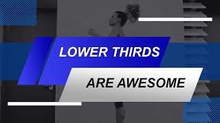 Lower Third animation tutorial  Natron tutorial  Lowerthirds