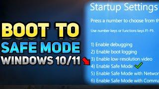 How to Boot Into or Enable Safe Mode Windows 1011 Tutorial