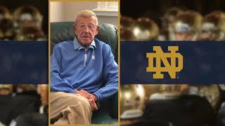 Special message from legendary Notre Dame coach Lou Holtz