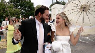 Epic Jewish wedding celebration at Marché  New Orleans  The bride cut her hair at the reception