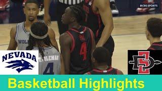 #24 San Diego State vs Nevada Basketball Game Highlights Feb 9 2024