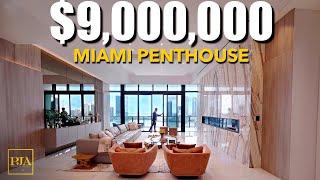 Touring a $9 Million Dollar  Miami Penthouse at Prive Island  Peter J Ancona