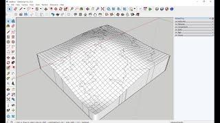 SketchUp Drape Contours Onto Terrain