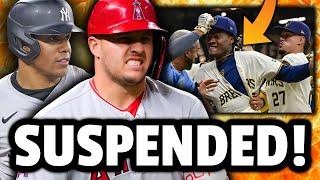 MLB Just SUSPENDED Multiple Players? Mike Trout is DONE For 2024..? Recap