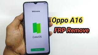 Oppo A16 Google Accounts unlock Frp bypass Without Pc Oppo A16 android 11 Frp Remove Easy method