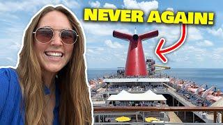 6 things Ill NEVER do on a Carnival cruise again