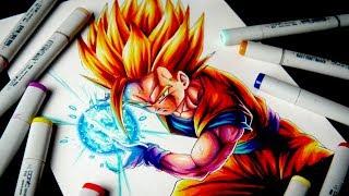 Drawing GOHAN Ssj2 Kamehameha