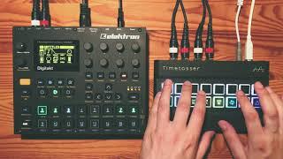 Alter Audio Timetosser - Demo & Tutorial with Digitakt Prophet Rev2 and Microfreak