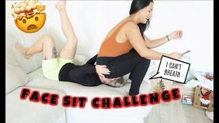 Face Sit Challenge with Fish Smelling PRANK