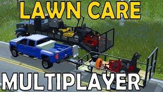 Farming Simulator 17 Lawn Care - Multiplayer - Landscape Truck - Exmarks