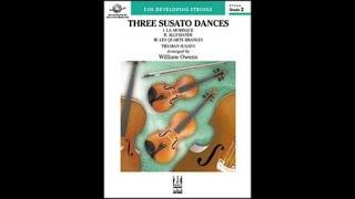 Three Susato Dances arr. by William Owens Orchestra - Score and Sound