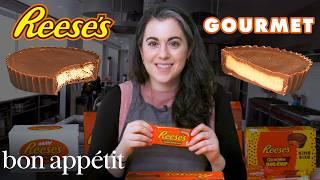 Pastry Chef Attempts to Make Gourmet Reeses Peanut Butter Cups  Gourmet Makes  Bon Appétit