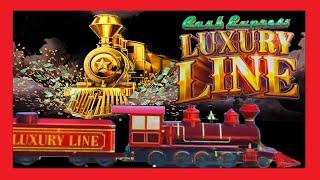 WE LAND THE RED AND GOLD TRAIN ON CASH EXPRESS LUXURY LINE FOR A MASSIVE WIN #jackpotslots