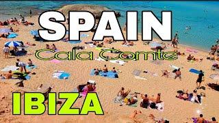 ️Cala Comte Beach IbizaMost Famous Beach  Ibiza Best Beaches Top Beaches in Ibizabeach walk