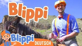 Blippi besucht eine Ranch  Blippi Deutsch  Abenteuer und Videos für Kinder