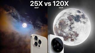 Xiaomi 14 Ultra VS iPhone 15 Pro Max Live Zoom Test Comparison