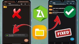 Comment réparer ObbData Ce dossier a une restriction daccès Android dans Zarchiver