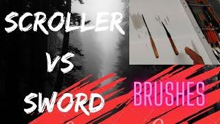 Pinstriping Brushes Scrollers VS Swords. Whats the difference??