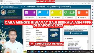 CARA MENGISI RIWAYAT GAJI BERKALA ASN PPPK DI DAPODIK 2023