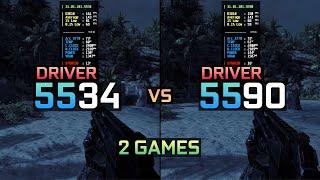 Intel Arc Driver 5534 vs 5590 - Arc A770  Test in 2 games - 1080P