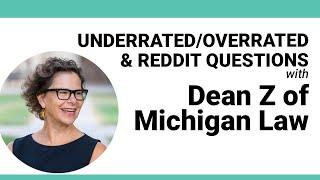 Dean Z on UnderratedOverrated Law School Admissions Advice + Answering Reddit Questions Part 1