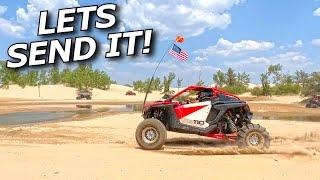 Silver Lake dune rip RZR blows up Pro R and Pro XP RIP