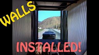 KITTs Garage Construction Started Knight Rider Semi Gets Corrugated Walls Installed