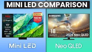 MINI LED TV Comparison - TCL C855K vs Samsung QN95D