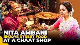 Nita Ambani enjoys street food at a chaat shop in Varanasi interacts with locals