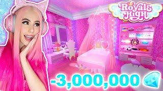 I Spent 3000000 DIAMONDS On My DORM MAKEOVER In Campus 3 In Royale High...Roblox