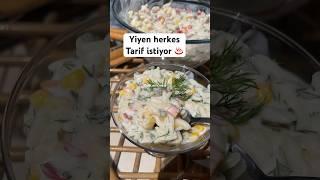 Bu salata kaşık kaşık yedirir. Denemek için kaydedin #pratiktarifler #eating #food #yemek #salat